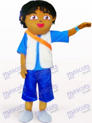 Garçon Peluche Adulte Mascotte Costume