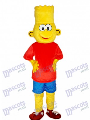 Bart Simpson le costume adulte de mascotte de Simpsons Cartoon Anime