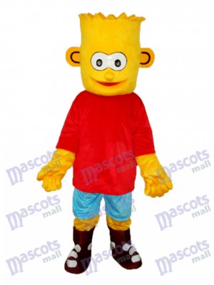 Les Simpsons Bart Simpson Mascotte Adulte Costume Anime de dessin animé