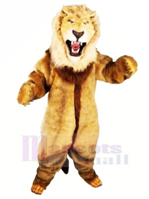 Féroce Lion Mascotte Les costumes Animal