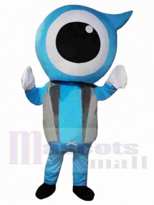 Globe oculaire bleu Costume de mascotte