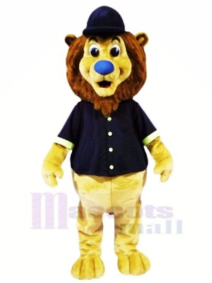 Mignonne Base-ball sport Lion Mascotte Les costumes Animal