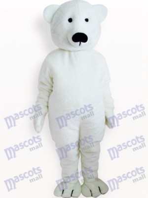 Costume de mascotte adulte animal ours blanc