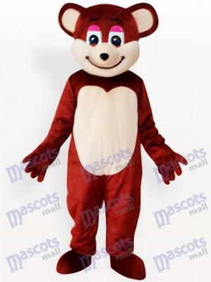 Costume drôle de mascotte d'ours brun