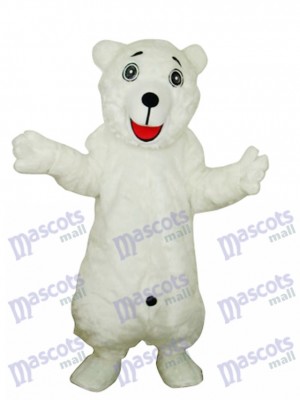 Costume de mascotte adulte ours blanc polaire Animal
