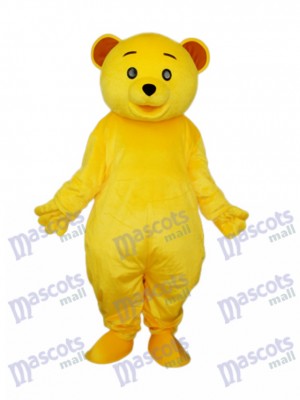 Costume de mascotte jaune nounours Mascotte