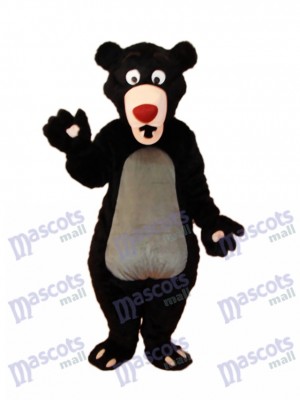 Mascotte de l'ours noir Costume adulte