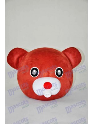 Tête d'ours en peluche Ours brun UNIQUEMENT Mascotte Costume Animal