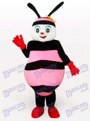 Costume de mascotte adulte insecte rose abeille