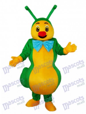 Costume de mascotte verte fourmis insecte