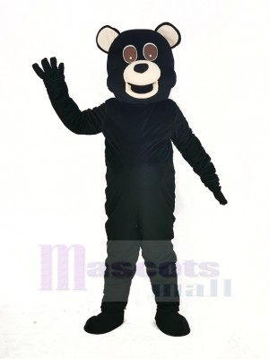 Noir Ours Adulte Mascotte Costume Animal