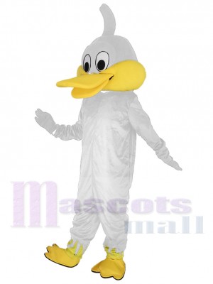 Canard blanc drôle Mascotte Costume Animal
