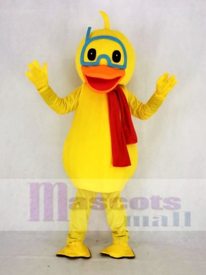 Mignonne Jaune canard Mascotte Costume École