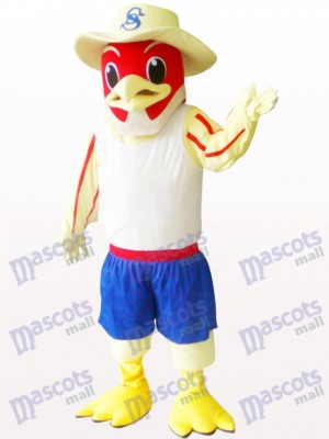 Oiseau rouge Animal Costume de mascotte adulte