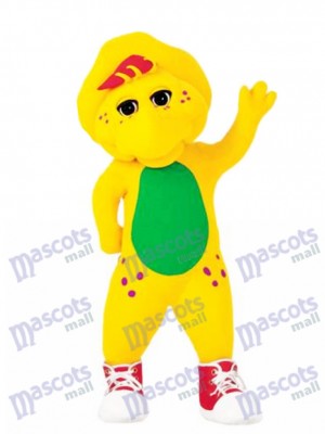 Drôle Barney Bop Bj Jaune Masculin Protoceratops Costume Mascotte Dessin Animé Anime