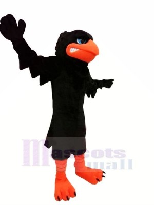 Noir corbeau Mascotte Les costumes Animal