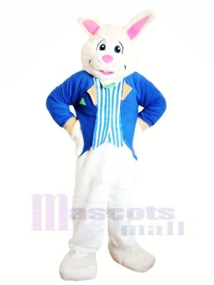 Bleu lapin avec costume Mascotte Les costumes Animal