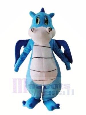 Mignonne Bleu Dinosaure Mascotte Les costumes Animal