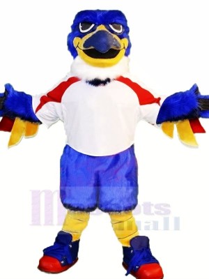 Bleu Thunderbird Mascotte Les costumes Animal