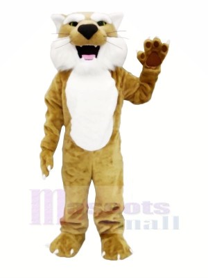 marron Lynx Mascotte Les costumes Animal