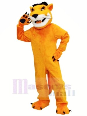 Marron Puma avec Longue Barbe Mascotte Les costumes Animal