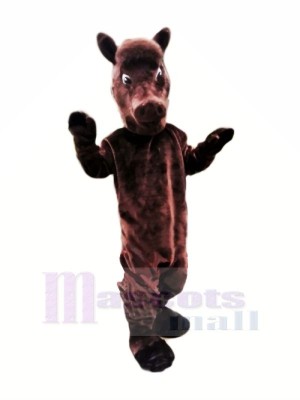 Marron Poids léger Cheval Mascotte Les costumes Animal