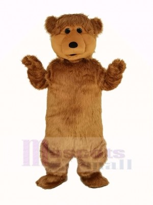 Duveteux marron Ours Mascotte Costume