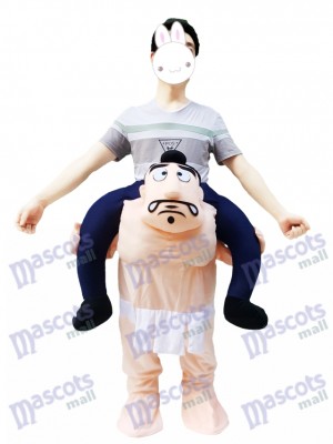 Carry Me Costume de lutte Sumo japonais Lutteur Costume de mascotte Piggy Back