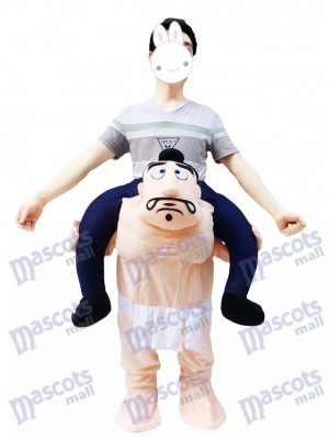 Carry Me Costume de lutte Sumo japonais Lutteur Costume de mascotte Piggy Back