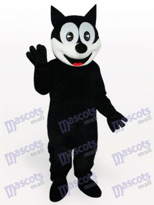 Costume de mascotte adulte chat heureux animaux