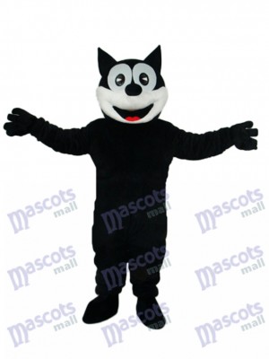 Mascotte de chat heureux Costume adulte Animal