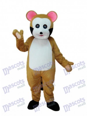 Petit Costume Adulte Mascotte Bobcat Brun Animal