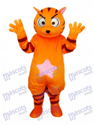 Déguisement de mascotte chat Orange Star Animal