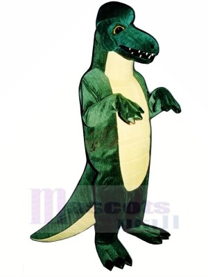 Vert Dinosaure Adulte Mascotte Les costumes Animal