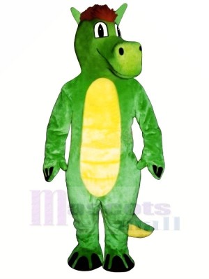 Vert Dopey Dragon Mascotte Les costumes Animal