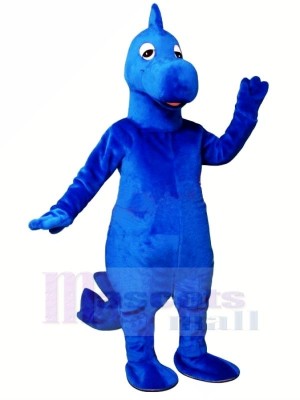 Dilly Bleu Dinosaure Mascotte Les costumes Animal