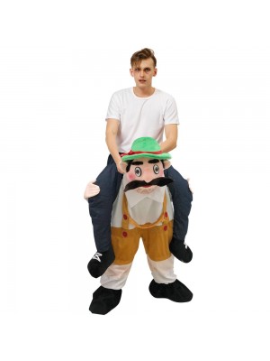 Bavarois Oktoberfest Bière Homme Porter moi Balade sur Halloween Noël Costume pour Adulte/enfant