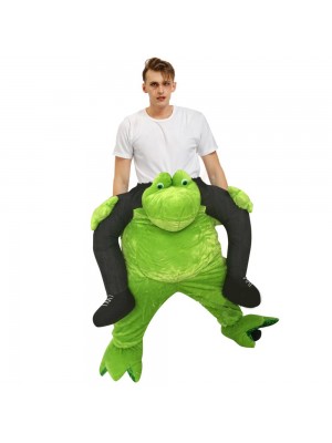 Graisse Grenouille Porter moi Balade sur Halloween Noël Costume pour Adulte