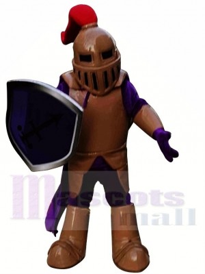 Chevalier de cuivre Spartan Trojan Costume de mascotte