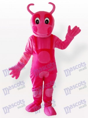 Costume de mascotte adulte rose parti unique