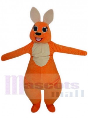 Kangourou orange Mascotte Costume Animal