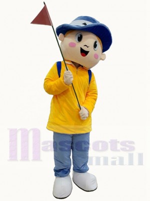 garçon costume de mascotte