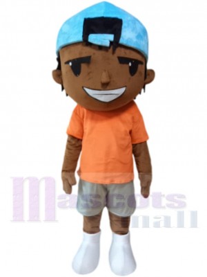 Garçon costume de mascotte