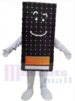 Panneau solaire costume de mascotte