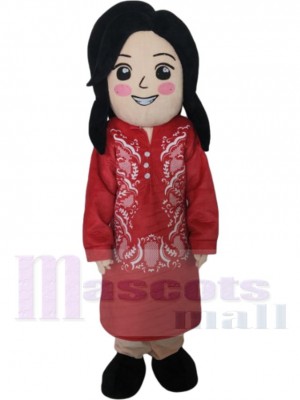 Femme costume de mascotte