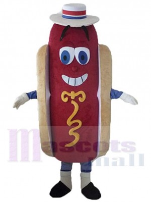 Hot-dog savoureux Mascotte Costume Dessin animé