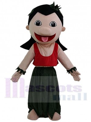 Jolie fille Lilo Pelekai Mascotte Costume Dessin animé
