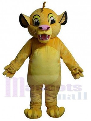 Beau Roi Lion Mascotte Costume Animal