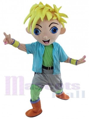 Garçon costume de mascotte