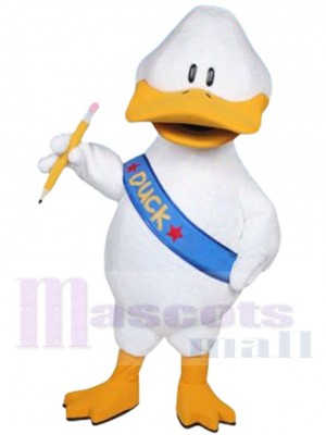 Click Clack Canard Mascotte Costume Dessin animé